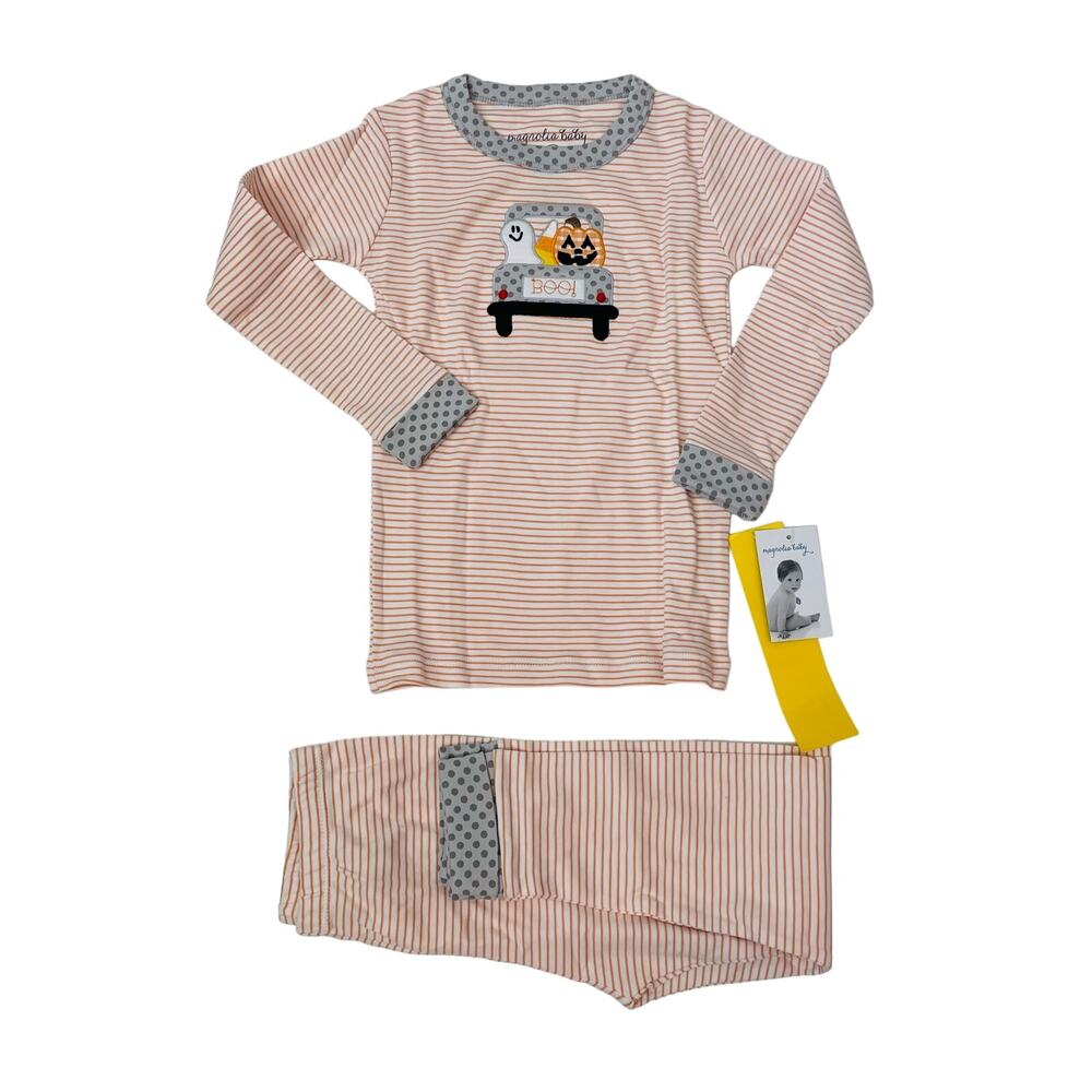 NWT Magnolia Baby Size 12/18M Trunk & Treat PJs